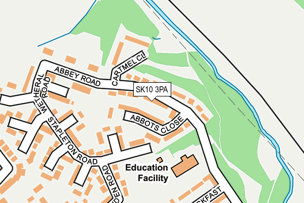 SK10 3PA map - OS OpenMap – Local (Ordnance Survey) SK10 3PA map - OS OpenMap – Local (Ordnance Survey)