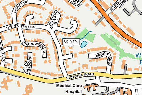 SK10 3PJ map - OS OpenMap – Local (Ordnance Survey) SK10 3PJ map - OS OpenMap – Local (Ordnance Survey)