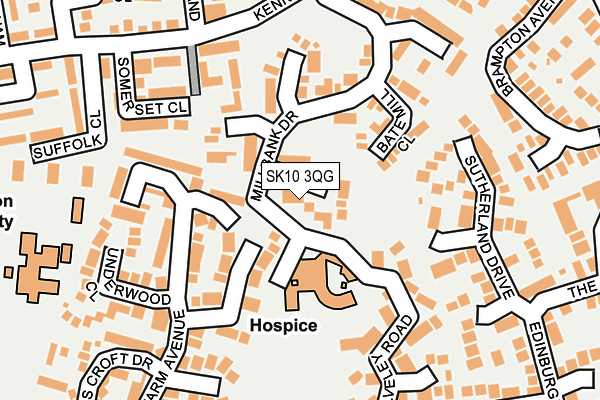 SK10 3QG map - OS OpenMap – Local (Ordnance Survey) SK10 3QG map - OS OpenMap – Local (Ordnance Survey)