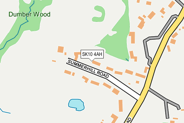 SK10 4AH map - OS OpenMap – Local (Ordnance Survey)