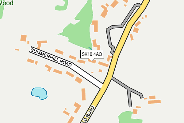 SK10 4AQ map - OS OpenMap – Local (Ordnance Survey)