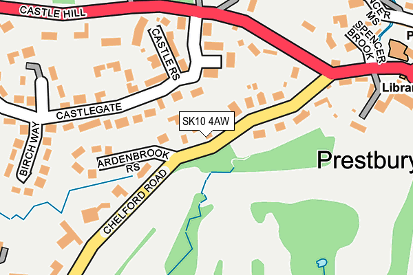 SK10 4AW map - OS OpenMap – Local (Ordnance Survey) SK10 4AW map - OS OpenMap – Local (Ordnance Survey)