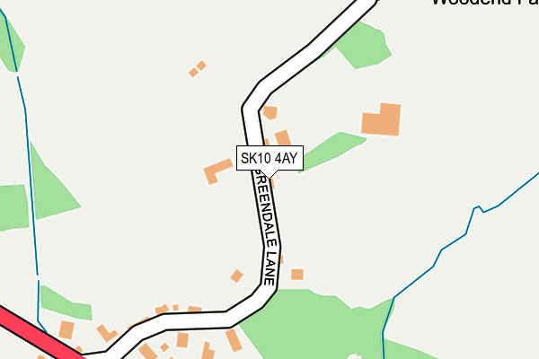 SK10 4AY map - OS OpenMap – Local (Ordnance Survey) SK10 4AY map - OS OpenMap – Local (Ordnance Survey)