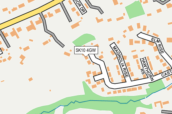 SK10 4GW map - OS OpenMap – Local (Ordnance Survey) SK10 4GW map - OS OpenMap – Local (Ordnance Survey)