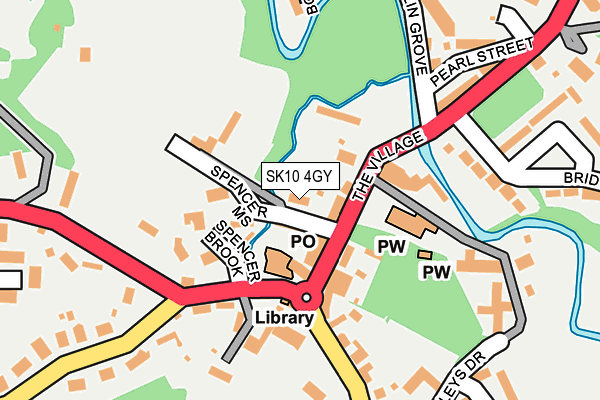 SK10 4GY map - OS OpenMap – Local (Ordnance Survey)