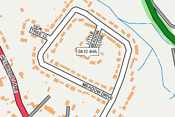 SK10 4HA map - OS OpenMap – Local (Ordnance Survey) SK10 4HA map - OS OpenMap – Local (Ordnance Survey)