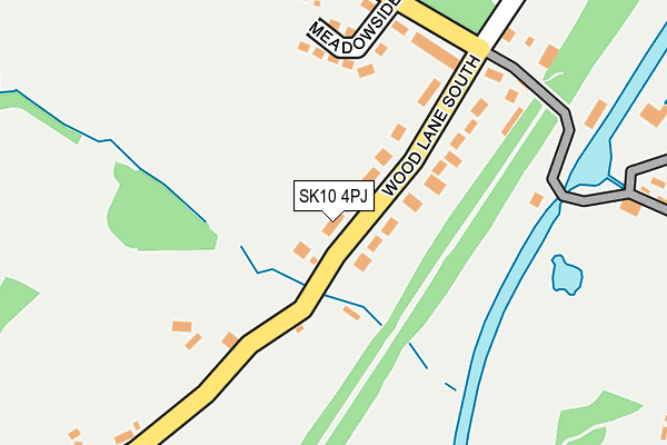 SK10 4PJ map - OS OpenMap – Local (Ordnance Survey) SK10 4PJ map - OS OpenMap – Local (Ordnance Survey)