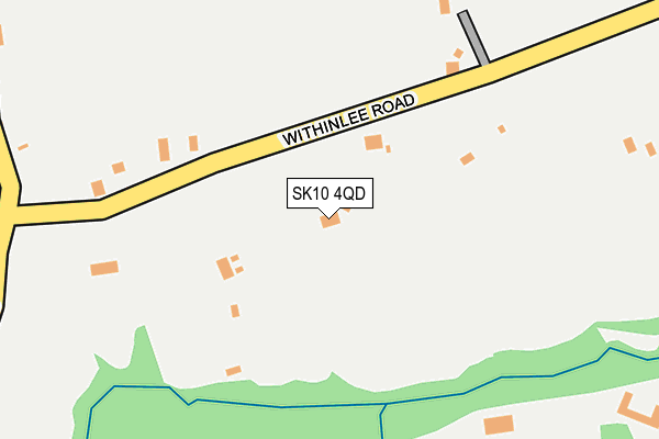 SK10 4QD map - OS OpenMap – Local (Ordnance Survey)