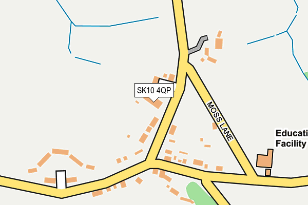 SK10 4QP map - OS OpenMap – Local (Ordnance Survey)
