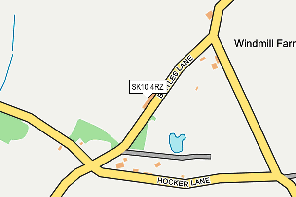 SK10 4RZ map - OS OpenMap – Local (Ordnance Survey) SK10 4RZ map - OS OpenMap – Local (Ordnance Survey)