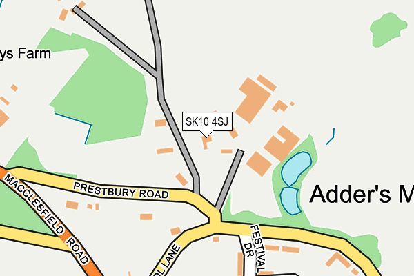 SK10 4SJ map - OS OpenMap – Local (Ordnance Survey) SK10 4SJ map - OS OpenMap – Local (Ordnance Survey)