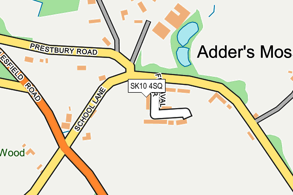 SK10 4SQ map - OS OpenMap – Local (Ordnance Survey) SK10 4SQ map - OS OpenMap – Local (Ordnance Survey)