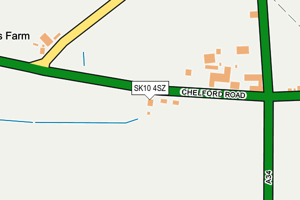 SK10 4SZ map - OS OpenMap – Local (Ordnance Survey)