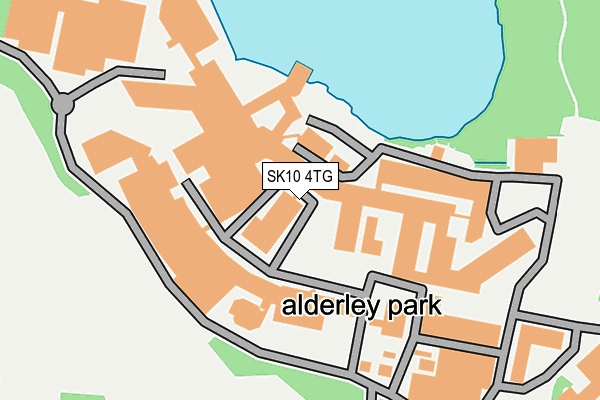 SK10 4TG map - OS OpenMap – Local (Ordnance Survey)
