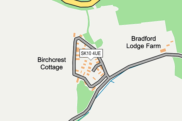 SK10 4UE map - OS OpenMap – Local (Ordnance Survey)