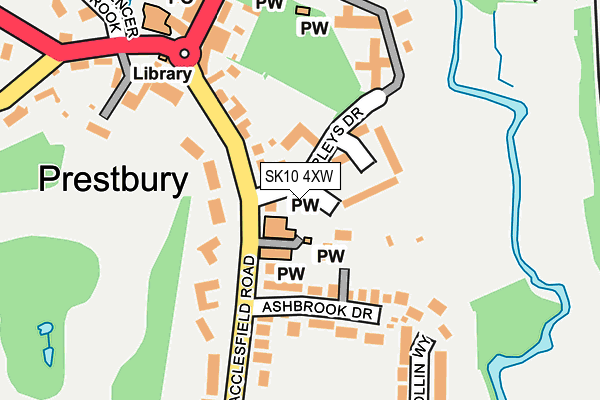 SK10 4XW map - OS OpenMap – Local (Ordnance Survey) SK10 4XW map - OS OpenMap – Local (Ordnance Survey)