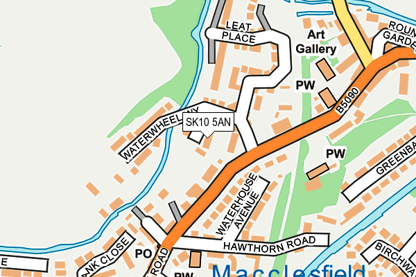 SK10 5AN map - OS OpenMap – Local (Ordnance Survey) SK10 5AN map - OS OpenMap – Local (Ordnance Survey)