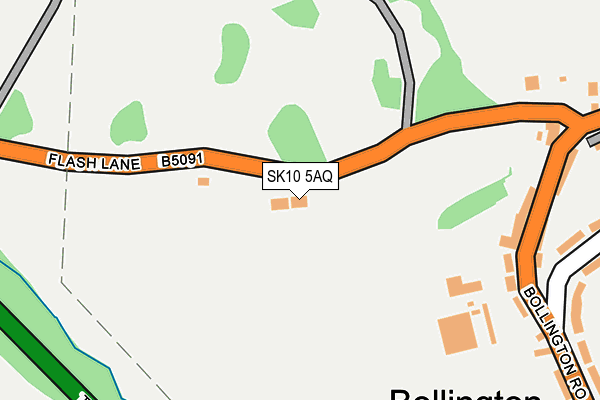 SK10 5AQ map - OS OpenMap – Local (Ordnance Survey)