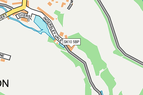 SK10 5BP map - OS OpenMap – Local (Ordnance Survey) SK10 5BP map - OS OpenMap – Local (Ordnance Survey)
