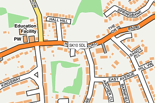 SK10 5DL map - OS OpenMap – Local (Ordnance Survey) SK10 5DL map - OS OpenMap – Local (Ordnance Survey)