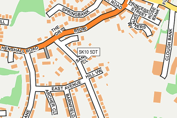SK10 5DT map - OS OpenMap – Local (Ordnance Survey) SK10 5DT map - OS OpenMap – Local (Ordnance Survey)
