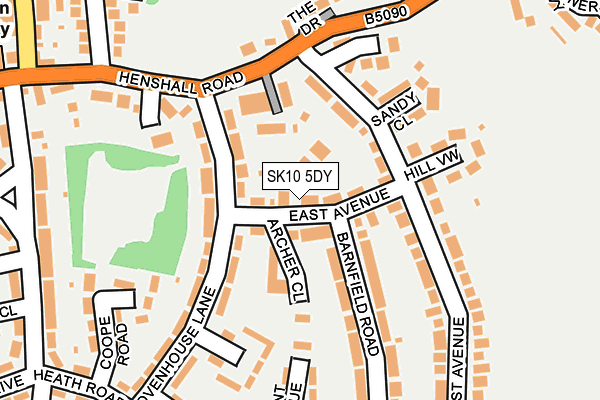 SK10 5DY map - OS OpenMap – Local (Ordnance Survey) SK10 5DY map - OS OpenMap – Local (Ordnance Survey)
