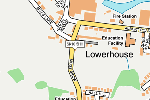 SK10 5HH map - OS OpenMap – Local (Ordnance Survey) SK10 5HH map - OS OpenMap – Local (Ordnance Survey)