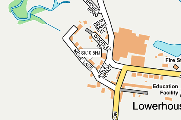 SK10 5HJ map - OS OpenMap – Local (Ordnance Survey) SK10 5HJ map - OS OpenMap – Local (Ordnance Survey)