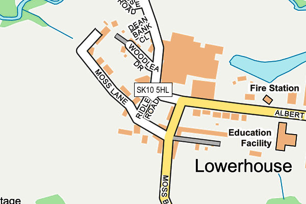 SK10 5HL map - OS OpenMap – Local (Ordnance Survey) SK10 5HL map - OS OpenMap – Local (Ordnance Survey)