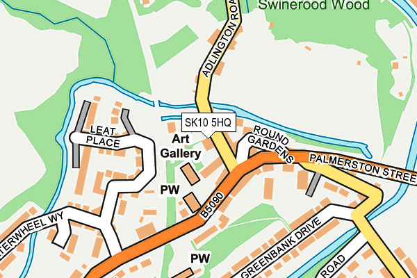 SK10 5HQ map - OS OpenMap – Local (Ordnance Survey)