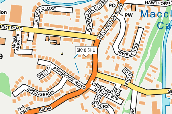 SK10 5HU map - OS OpenMap – Local (Ordnance Survey) SK10 5HU map - OS OpenMap – Local (Ordnance Survey)