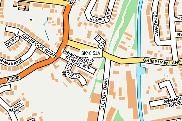 SK10 5JA map - OS OpenMap – Local (Ordnance Survey) SK10 5JA map - OS OpenMap – Local (Ordnance Survey)