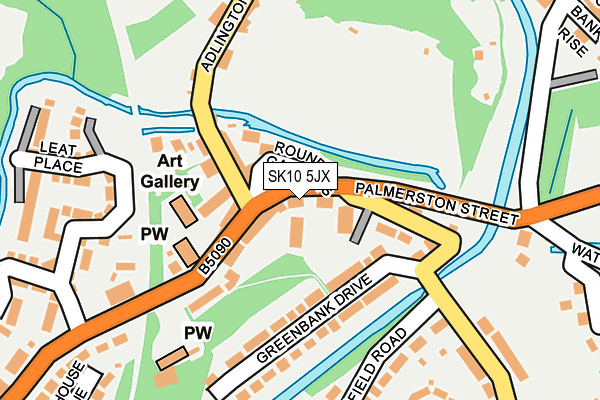SK10 5JX map - OS OpenMap – Local (Ordnance Survey) SK10 5JX map - OS OpenMap – Local (Ordnance Survey)