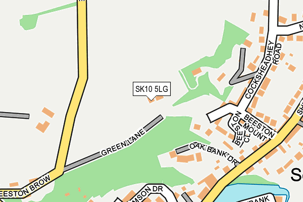 SK10 5LG map - OS OpenMap – Local (Ordnance Survey) SK10 5LG map - OS OpenMap – Local (Ordnance Survey)