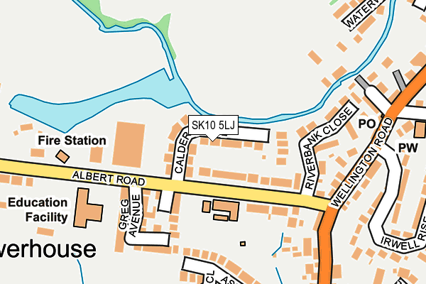 SK10 5LJ map - OS OpenMap – Local (Ordnance Survey) SK10 5LJ map - OS OpenMap – Local (Ordnance Survey)