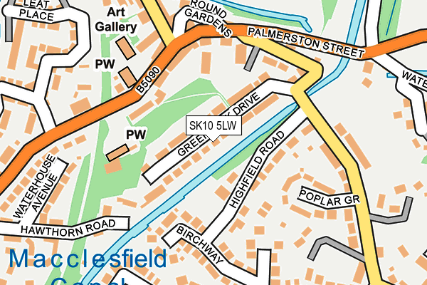 SK10 5LW map - OS OpenMap – Local (Ordnance Survey) SK10 5LW map - OS OpenMap – Local (Ordnance Survey)