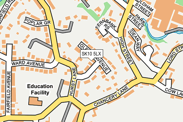 SK10 5LX map - OS OpenMap – Local (Ordnance Survey) SK10 5LX map - OS OpenMap – Local (Ordnance Survey)