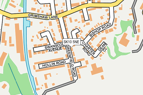 SK10 5NE map - OS OpenMap – Local (Ordnance Survey) SK10 5NE map - OS OpenMap – Local (Ordnance Survey)