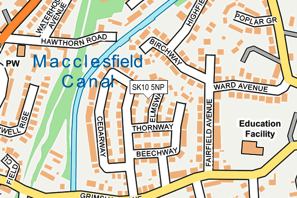 SK10 5NP map - OS OpenMap – Local (Ordnance Survey) SK10 5NP map - OS OpenMap – Local (Ordnance Survey)