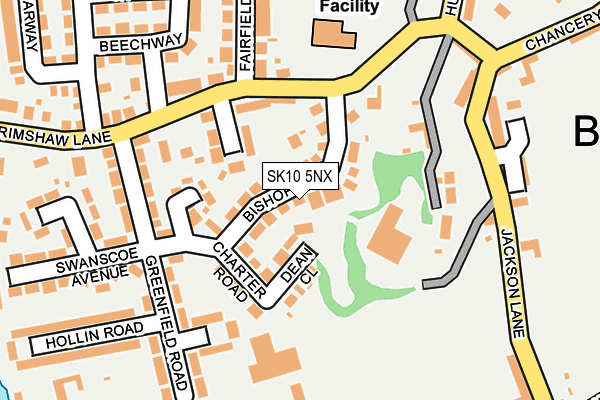 SK10 5NX map - OS OpenMap – Local (Ordnance Survey) SK10 5NX map - OS OpenMap – Local (Ordnance Survey)