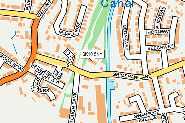 SK10 5NY map - OS OpenMap – Local (Ordnance Survey) SK10 5NY map - OS OpenMap – Local (Ordnance Survey)