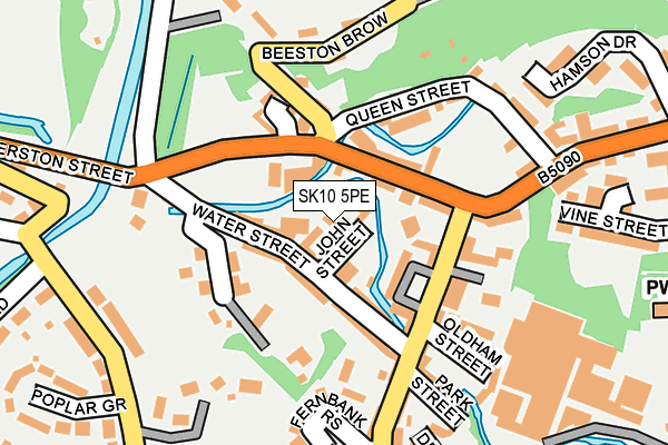 SK10 5PE map - OS OpenMap – Local (Ordnance Survey) SK10 5PE map - OS OpenMap – Local (Ordnance Survey)