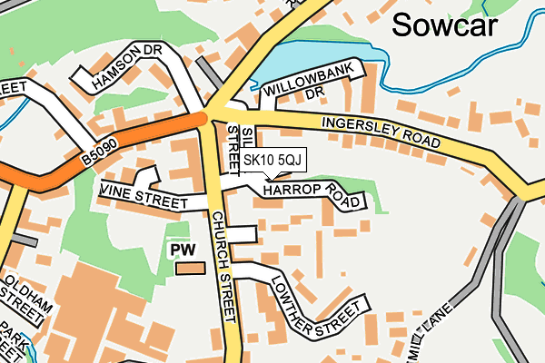 SK10 5QJ map - OS OpenMap – Local (Ordnance Survey) SK10 5QJ map - OS OpenMap – Local (Ordnance Survey)
