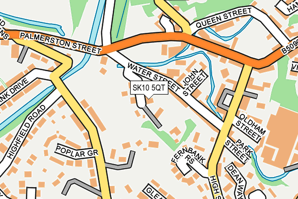 SK10 5QT map - OS OpenMap – Local (Ordnance Survey) SK10 5QT map - OS OpenMap – Local (Ordnance Survey)