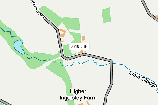 SK10 5RP map - OS OpenMap – Local (Ordnance Survey)