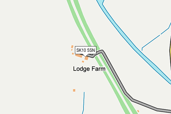 SK10 5SN map - OS OpenMap – Local (Ordnance Survey) SK10 5SN map - OS OpenMap – Local (Ordnance Survey)