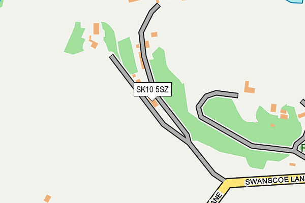 SK10 5SZ map - OS OpenMap – Local (Ordnance Survey)