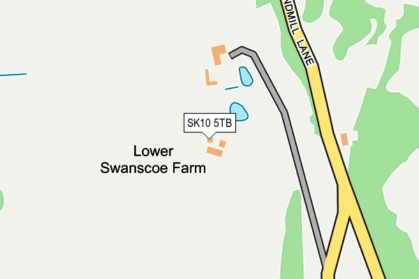 SK10 5TB map - OS OpenMap – Local (Ordnance Survey)