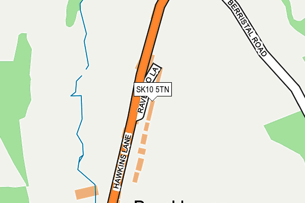 SK10 5TN map - OS OpenMap – Local (Ordnance Survey) SK10 5TN map - OS OpenMap – Local (Ordnance Survey)