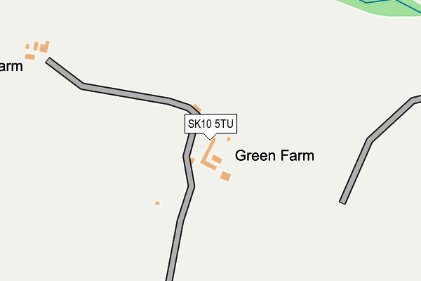 SK10 5TU map - OS OpenMap – Local (Ordnance Survey)